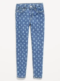 Printed High-Waisted Rockstar 360° Stretch Jeggings for Girls