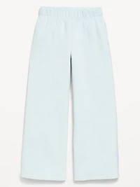 High-Waisted Bounce Fleece Wide-Leg Sweatpants for Girls