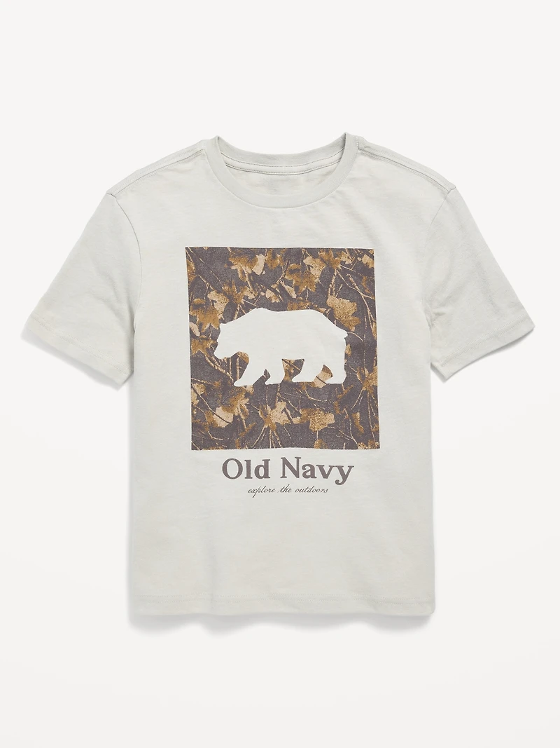 Short-Sleeve Logo-Graphic T-Shirt for Boys