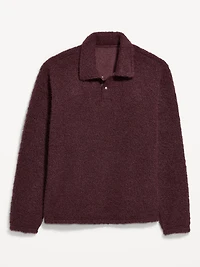 Bouclé Sherpa Polo