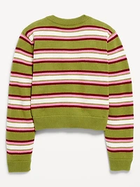 Printed Cardigan Sweater for Girls