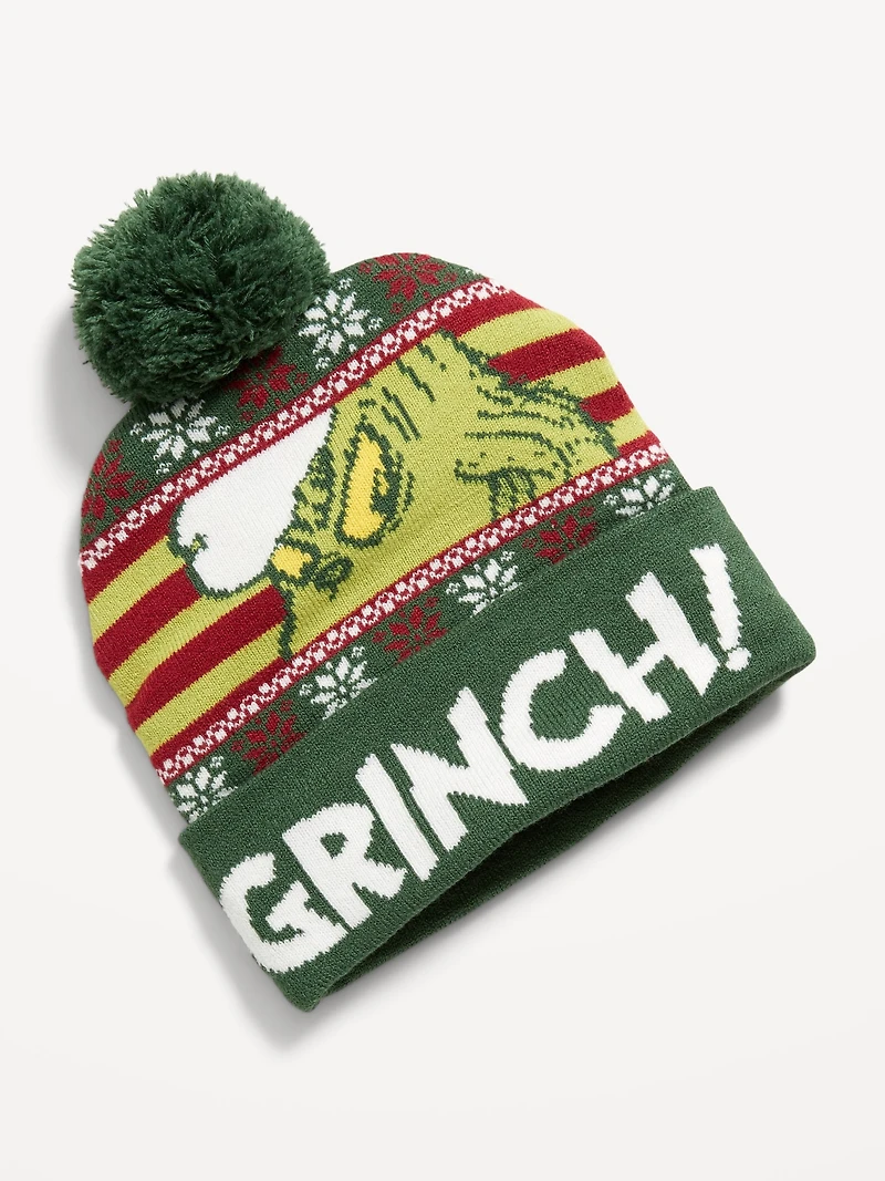 Dr. Seuss's™ The Grinch™ Pom-Pom Beanie for Men