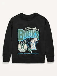 NBA© Milwaukee Bucks© Oversized Gender-Neutral Sweatshirt for Kids