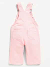 Heart-Pocket Wide-Leg Overalls for Baby