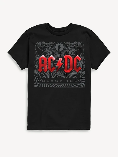 ACDC Black Ice Short Sleeve T-Shirt For Kids