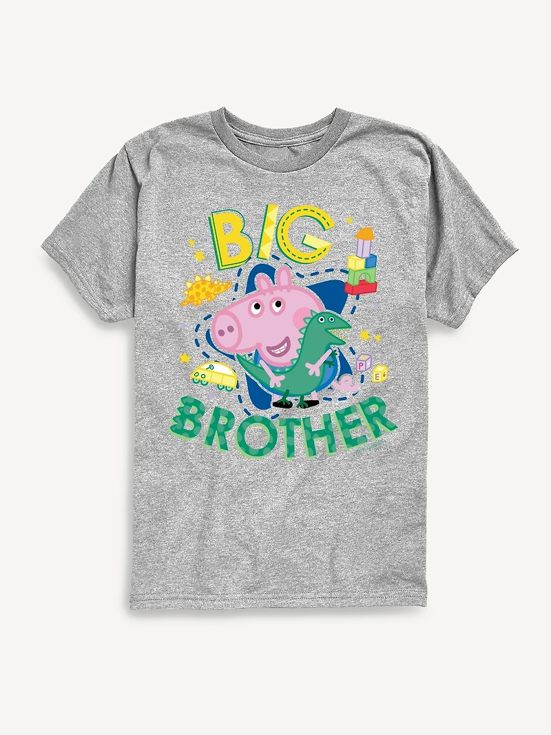 Peppa Pig Big Brother George Short Sleeve T-Shirt For Toddler