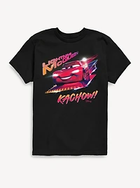 Disney Cars Kachow Lightning Mcqueen Short Sleeve T-Shirt For Toddler