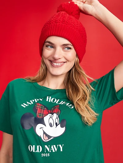 Old Navy x Disney Logo-Graphic T-Shirt for Women