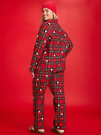 Old Navy x Disney Mickey Mouse & Friends Printed Flannel Pajama Set for Women