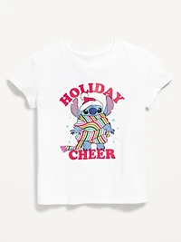 Disney© Stitch Holiday Graphic T-Shirt for Girls