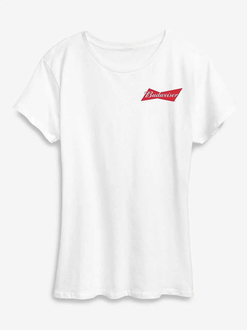 Budweiser Retro Logo Short Sleeve Graphic T-Shirt