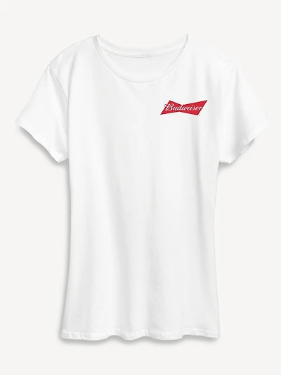Budweiser Retro Logo Short Sleeve Graphic T-Shirt