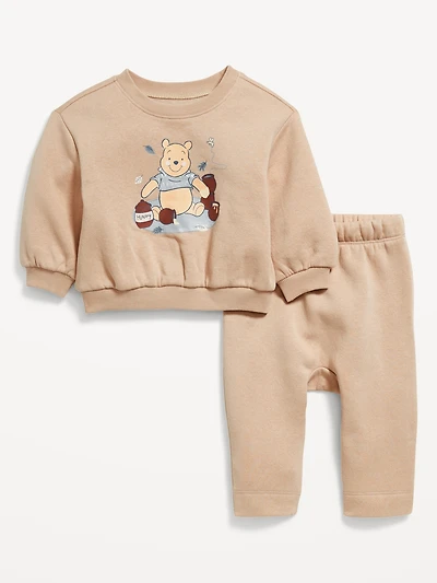 Disney© Unisex Graphic Sweatshirt and Sweatpants Set for Baby