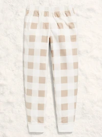 Gender-Neutral Microfleece Jogger Pajama Pants for Kids