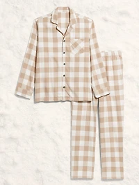 Printed Flannel Pajama Set for Men