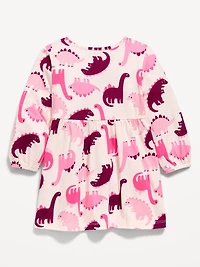 Printed Long-Sleeve Dress for Toddler Girls