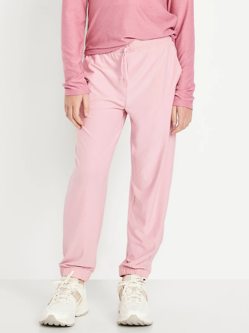 CloudMotion High-Waisted Jogger Sweatpants for Girls