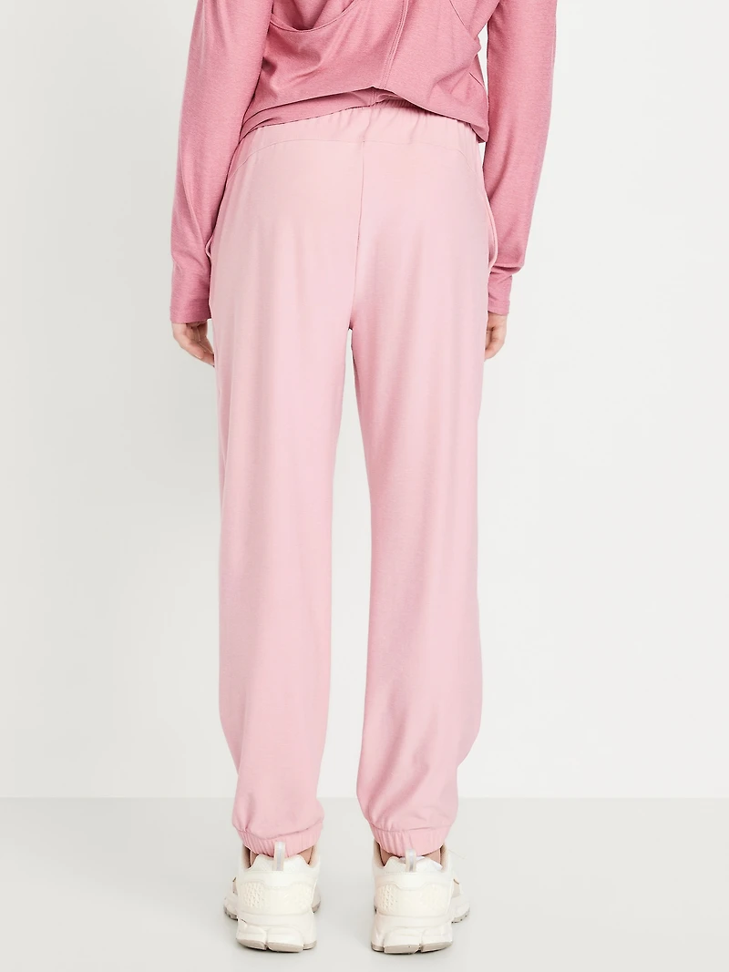 CloudMotion High-Waisted Jogger Sweatpants for Girls