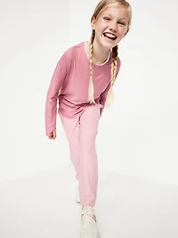 CloudMotion High-Waisted Jogger Sweatpants for Girls