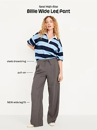 High-Waisted Bille Wide-Leg Trouser