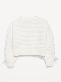 SoSoft Bow-Tie Cardigan Sweater for Girls