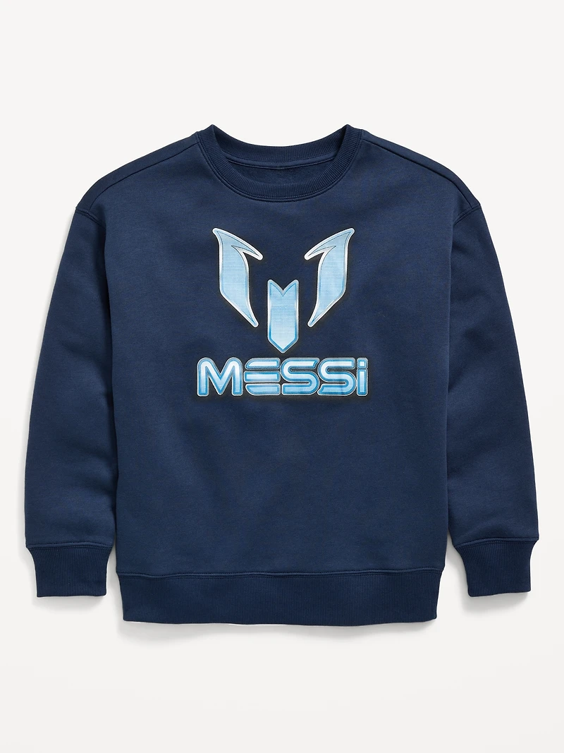 Messi™ Oversized Crew-Neck Graphic Sweatshirt for Boys