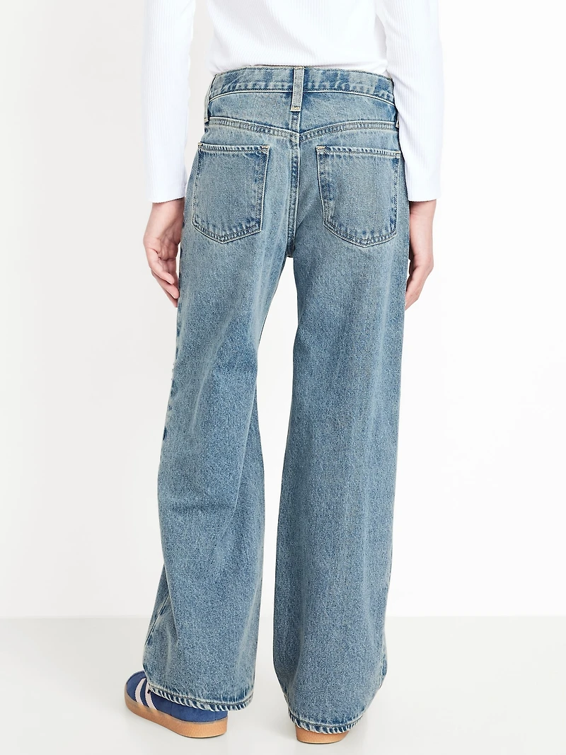Baggy Straight-Leg Jeans for Girls