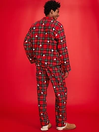 Old Navy x Disney Mickey Mouse & Friends Printed Flannel Pajama Set for Men