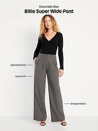 Extra High-Waisted Super Wide-Leg Pants
