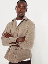 Oversized Button-Down Pocket Shirt