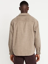 Oversized Button-Down Pocket Shirt