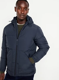 Frost-Free Water-Resistant Hooded Puffer Jacket