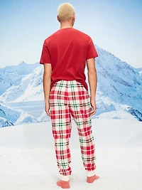 Flannel Pajama Joggers for Men