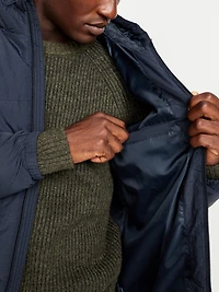 Frost-Free Water-Resistant Hooded Puffer Jacket