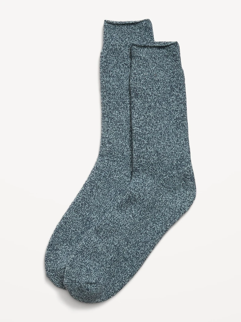 Cozy-Lined Crew Socks for Men