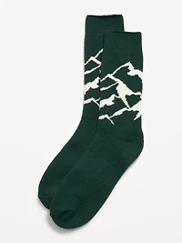 Cozy-Lined Crew Socks for Men