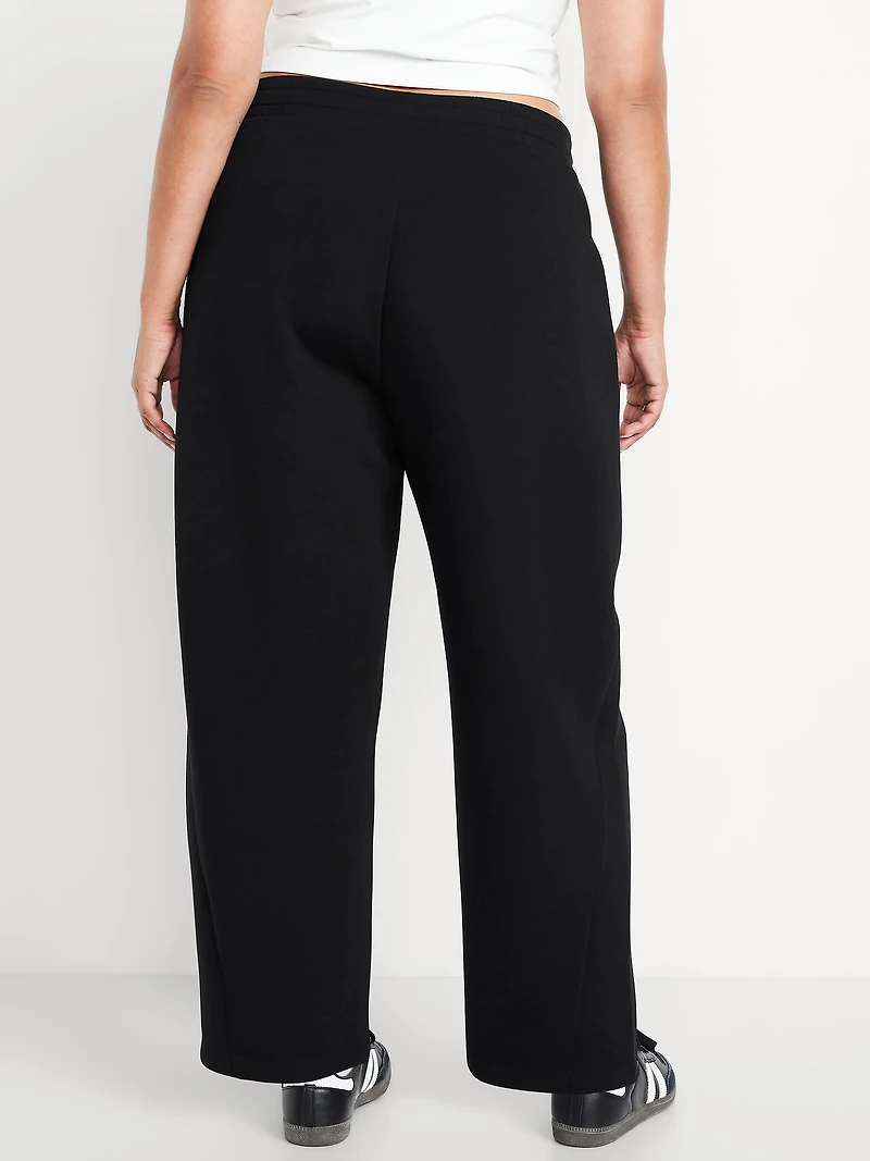 High-Waisted Bounce Fleece Barrel Sweatpants