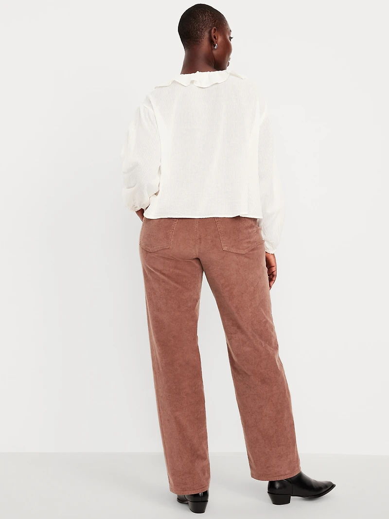High-Waisted OG Loose Corduroy Pants