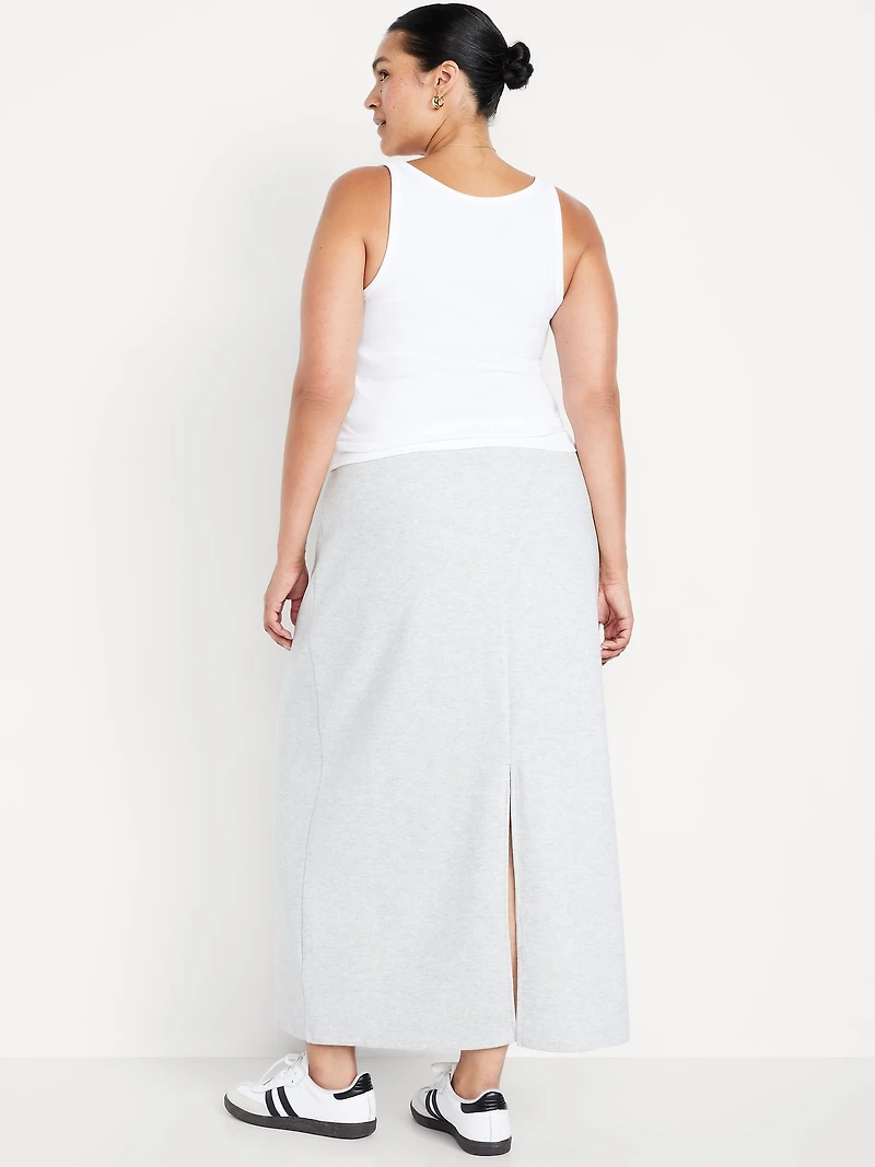 Cozy Knit Midi Skirt