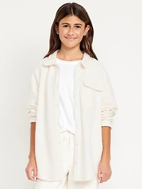 Cozy Oversized Shacket for Girls