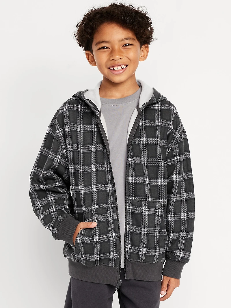 Favorite Fleece Oversized Zip Hoodie for Boys