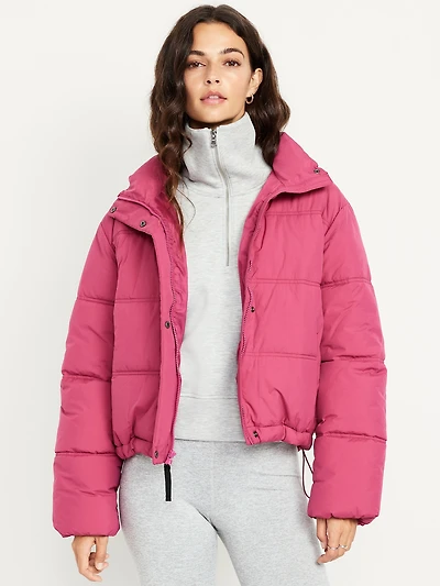 Water-Resistant Puffer Jacket
