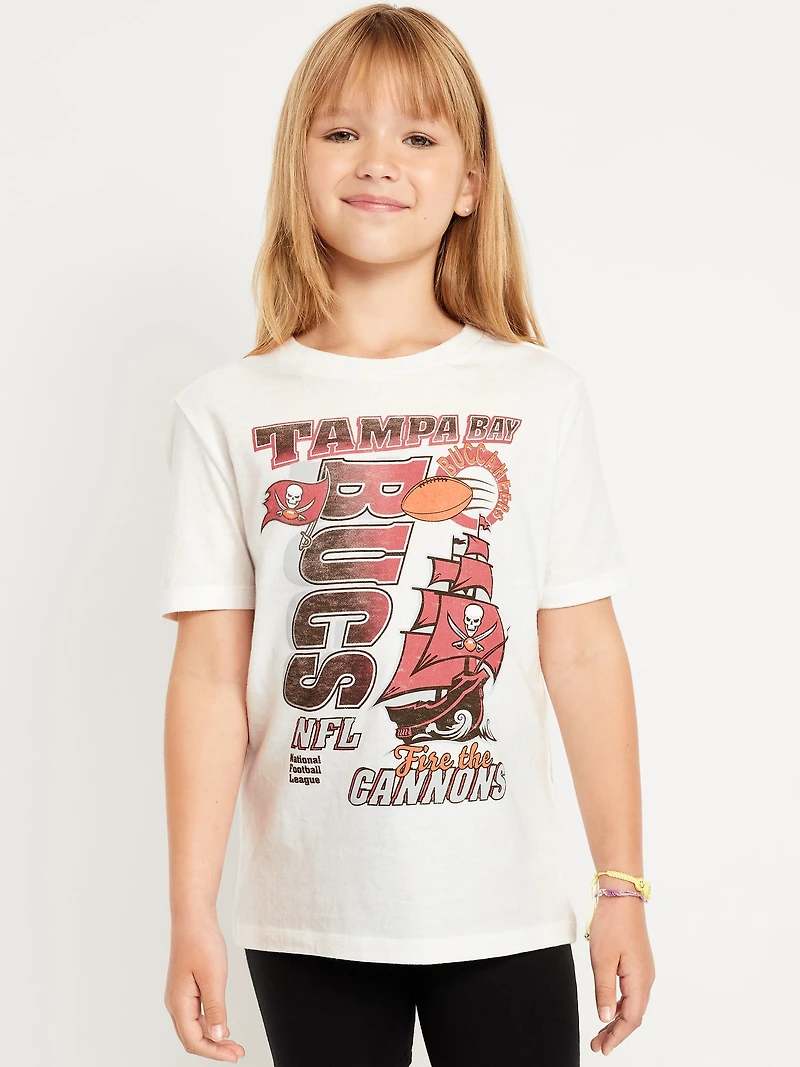 Tampa Bay Buccaneers Gender-Neutral Graphic T-Shirt for Kids