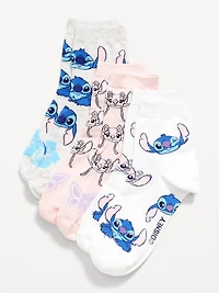 Disney© 3-Pack Novelty Quarter Crew Socks for Women