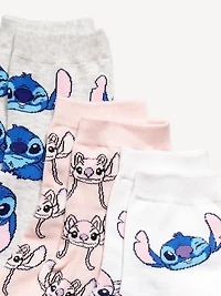 Disney© 3-Pack Novelty Quarter Crew Socks for Women