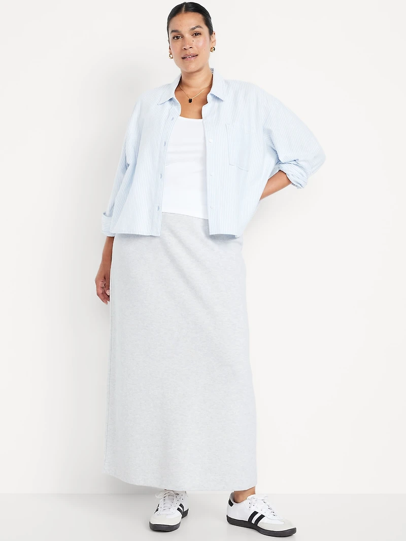 Cozy Knit Midi Skirt