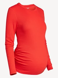 Maternity Snug Crew-Neck T-Shirt
