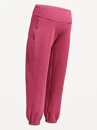 Maternity Dynamic Fleece Rollover Waist Joggers