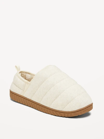 Felt Puff Slipper for Men