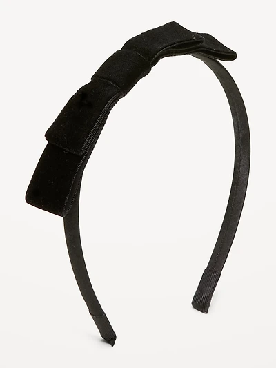 Outtek™ Velvet Bow Headband for Toddler Girls
